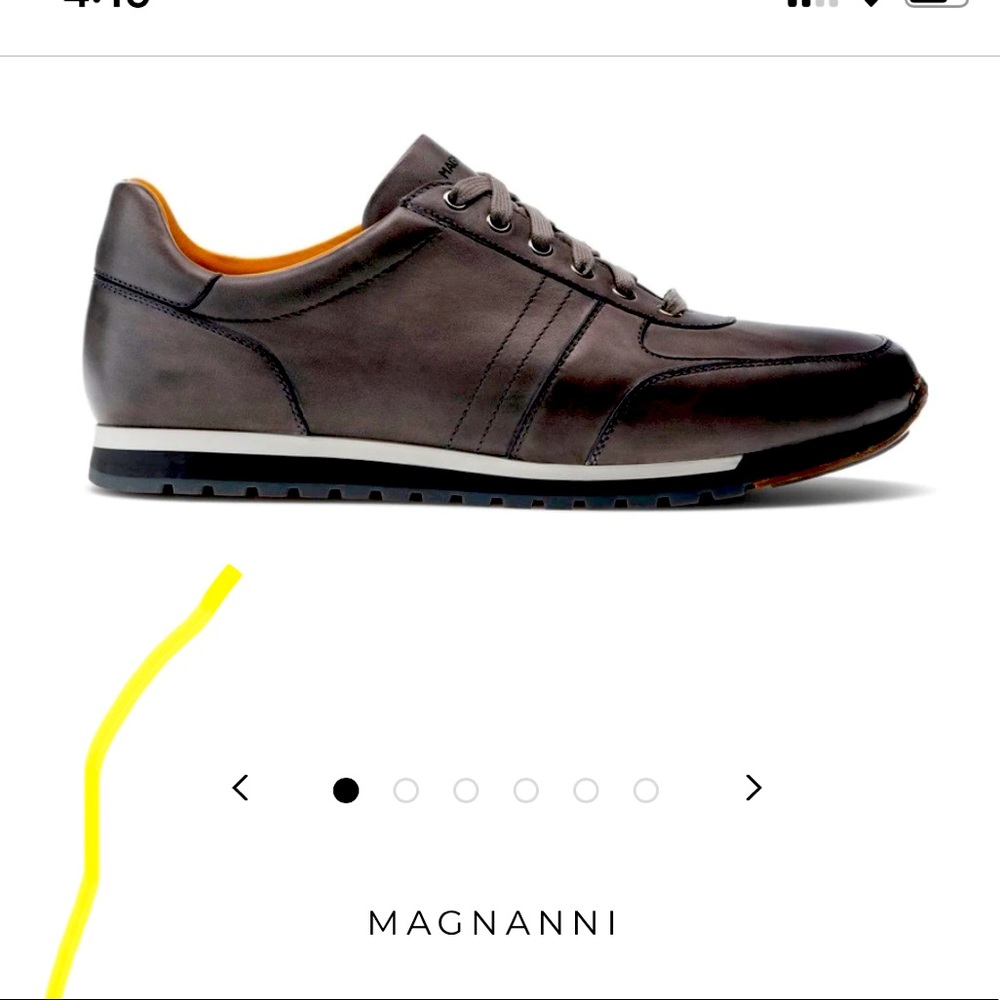 Magnanni mens sneakers size 12.  Slightly used. Great condition. Well cared for